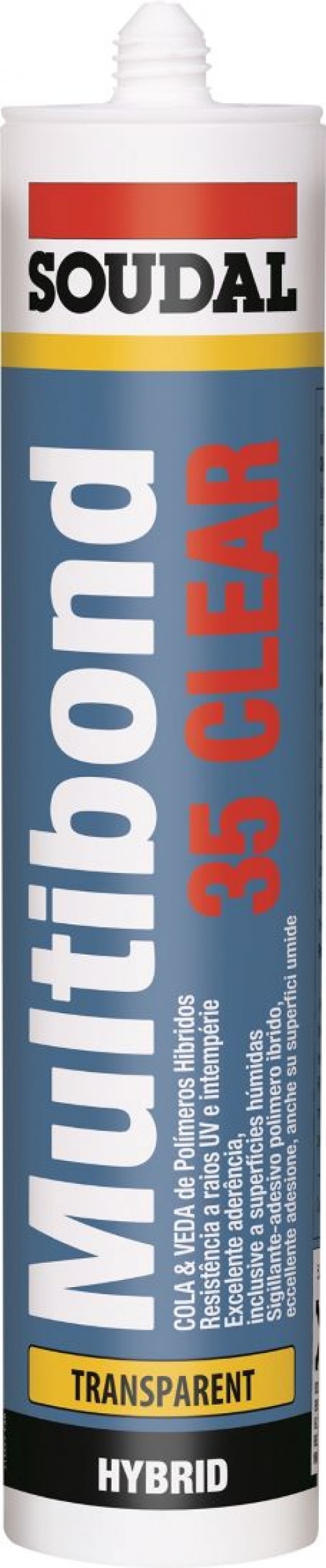 Multibond 35 Clear Cola e Veda Transparente