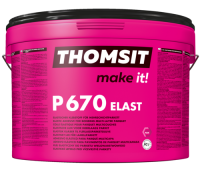 Thomsit P 670 Elast - Adesivo elástico para colagem de parquet multicamadas Thomsit P 670 Elast - Adesivo elástico para colagem de parquet multicamadas